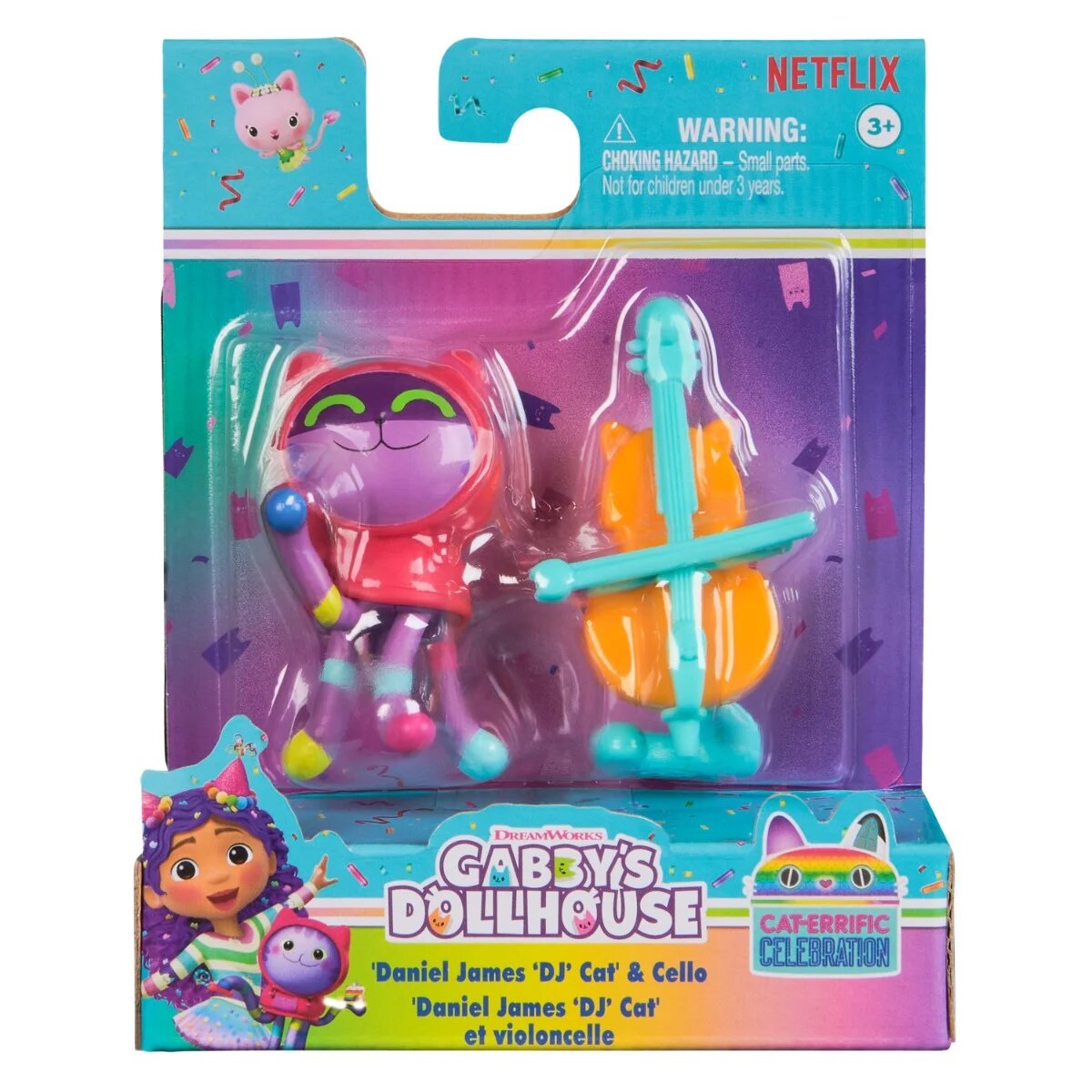 Gabby's Dollhouse Set figurina si accesoriu Gabbys Dollhouse Daniel James Dj Cat si Cello 20149926
