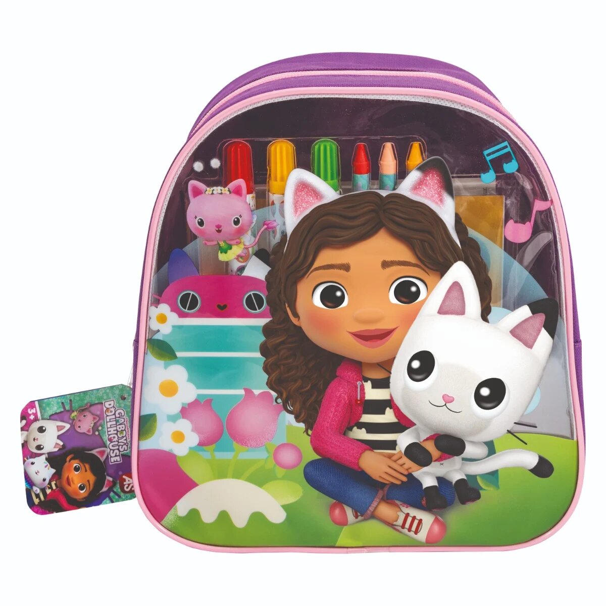 Gabby's Dollhouse Set pentru desen in rucsac Gabbys Dollhouse