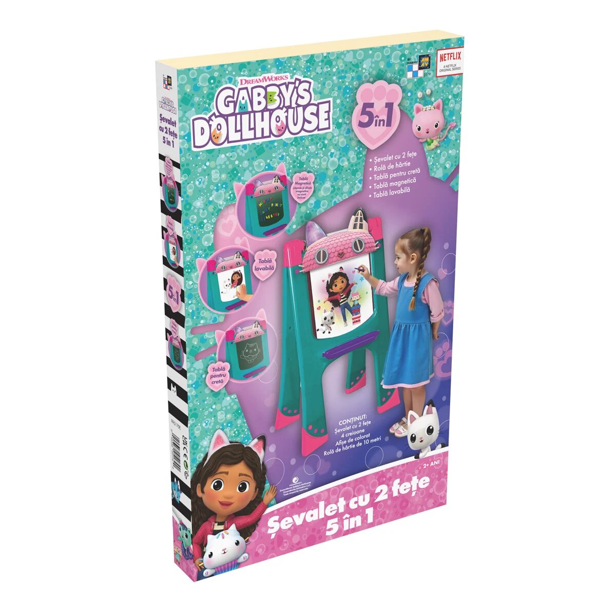 Gabby's Dollhouse Sevalet cu 2 fete Gabbys Dollhouse 5in1