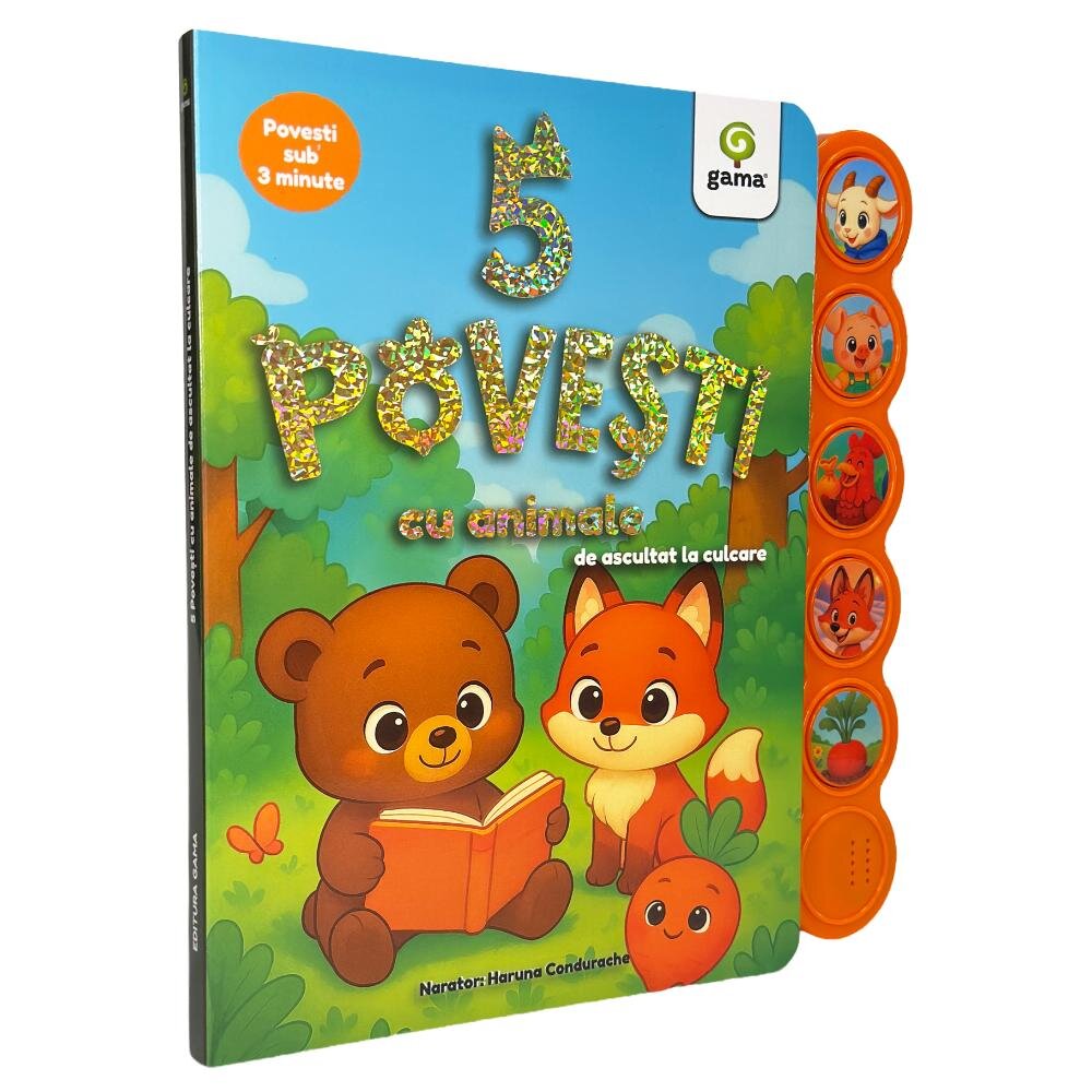 Gama 5 Povesti cu animale de ascultat la culcare