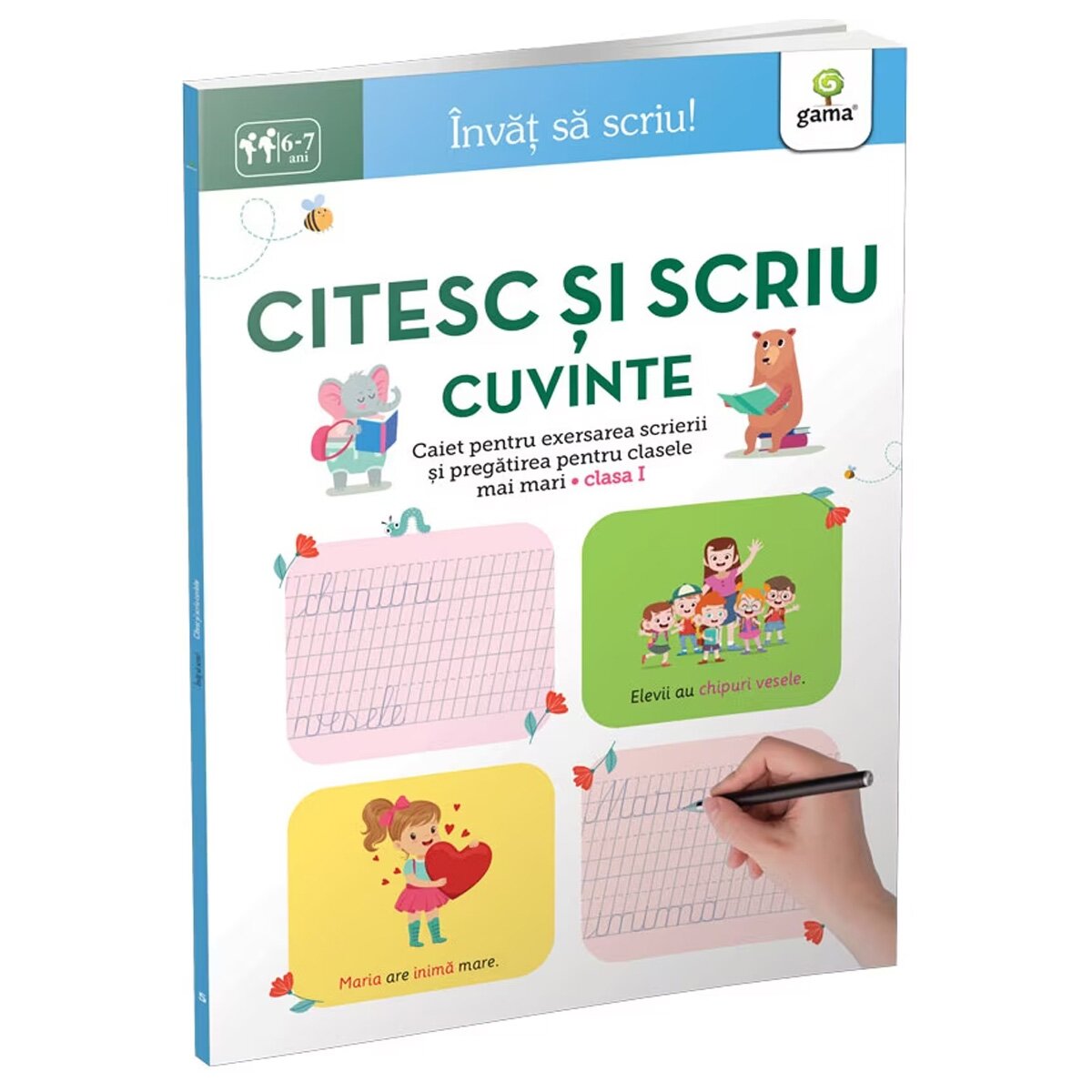 Gama Citesc si scriu cuvinte 6-7 ani Invat sa scriu!