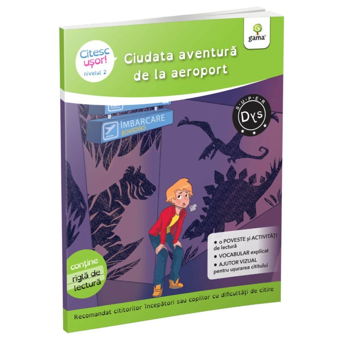 Gama Ciudata aventura de la aeroport Citesc usor Evelyne Barge Marco Overzee