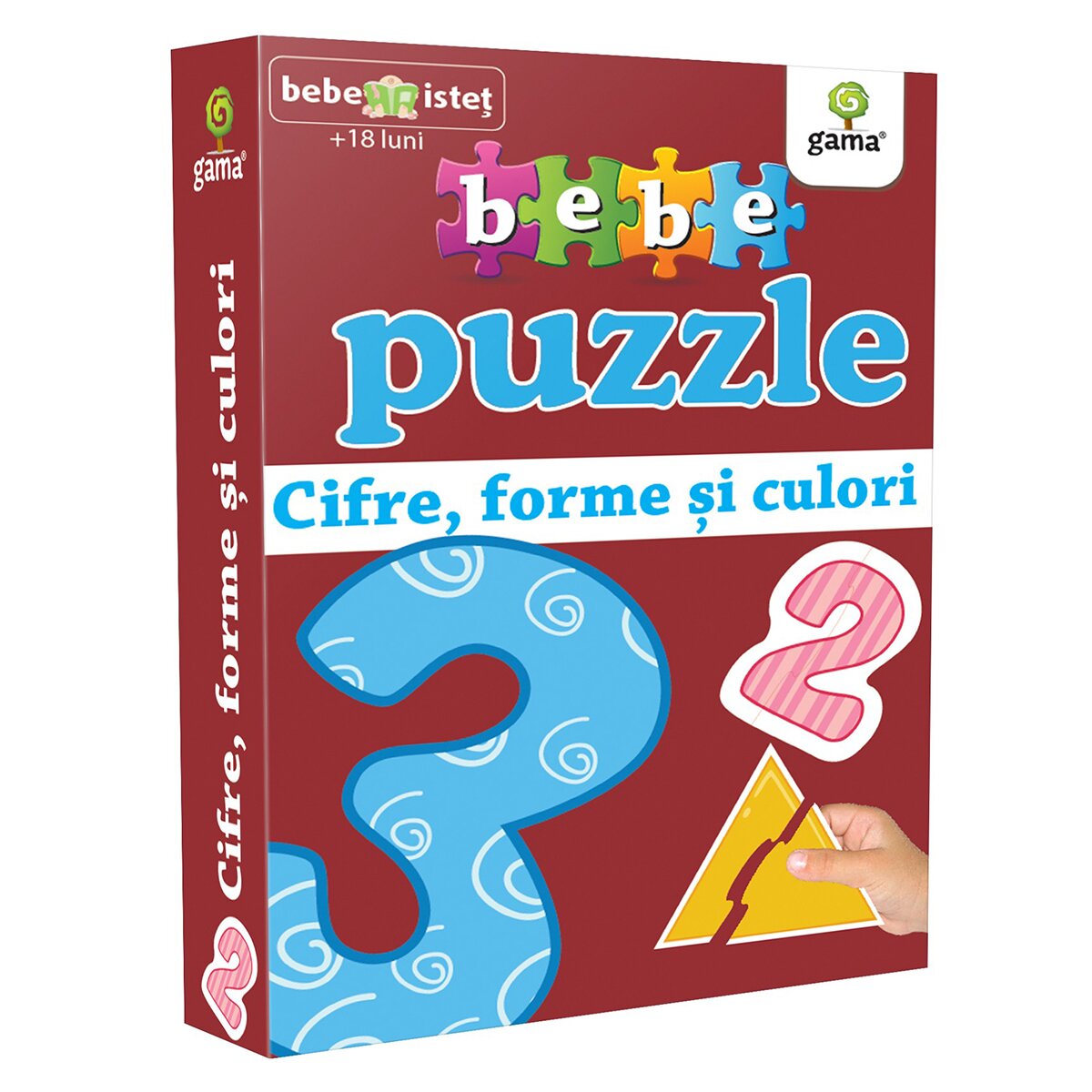 Gama Editura Bebe Puzzle Cifre forme si culori