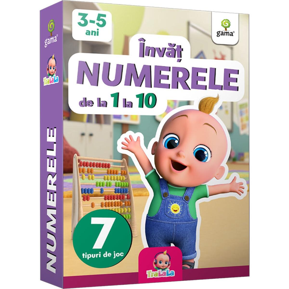 Gama Invat numerele de la 1 la 10 Tralala