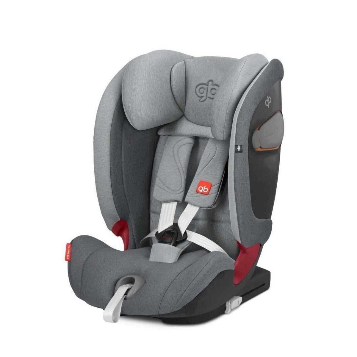 GB Scaun auto cu Isofix Everna-Fix London Grey 9 - 36 Kg