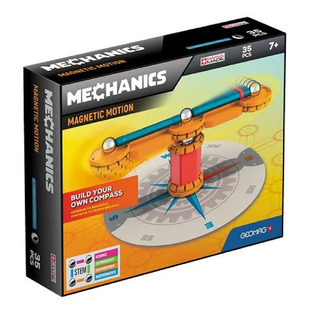 Geomag Joc de constructie magnetic Mechanics Motion 35 piese