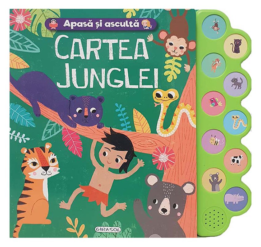 GIRASOL Apasa si asculta povestea Cartea Junglei