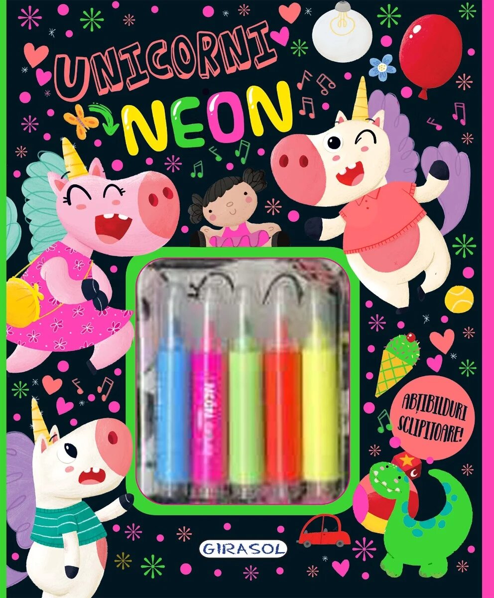 GIRASOL Unicorni neon