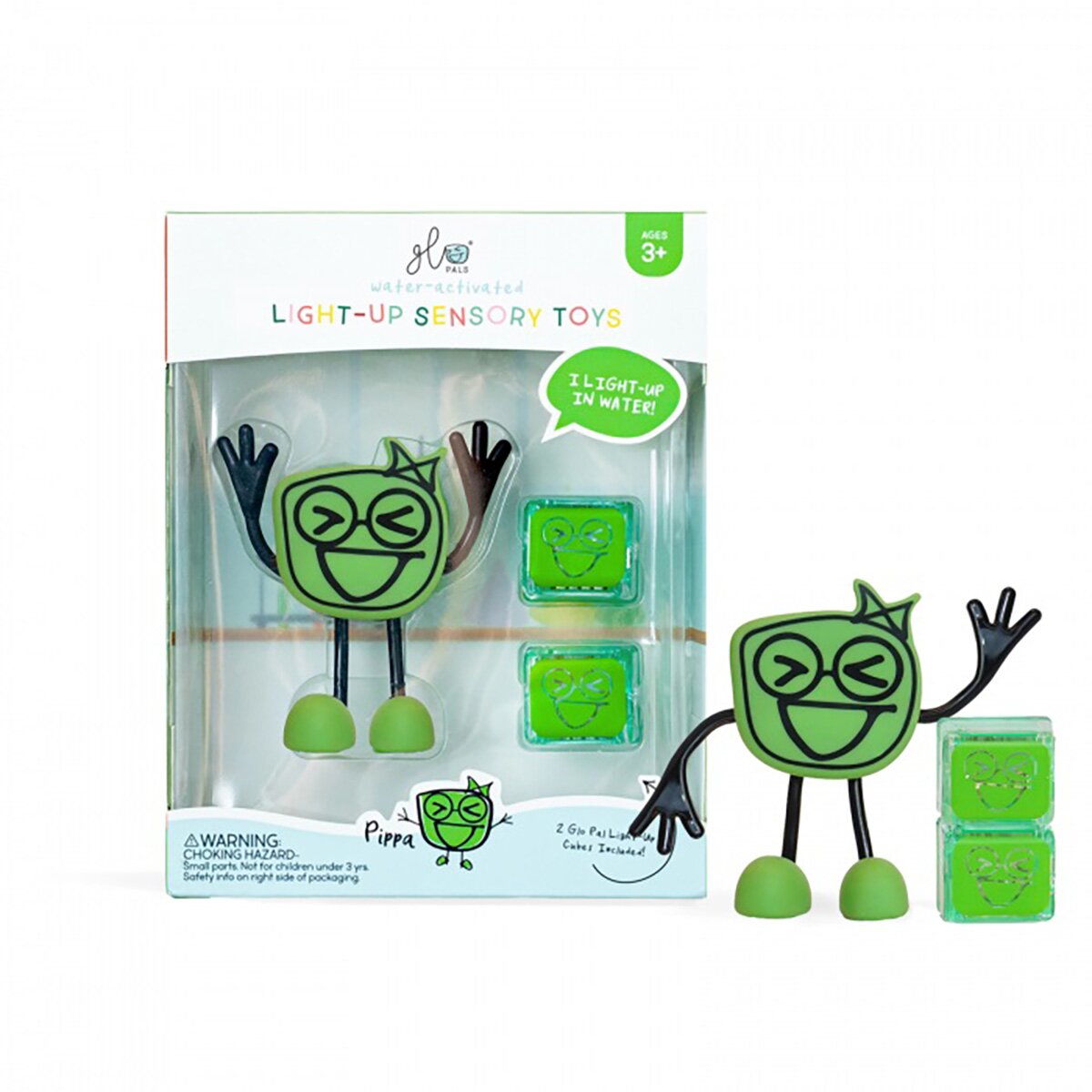 Glo Pals Set senzorial luminos Glo Pal Pippa Verde