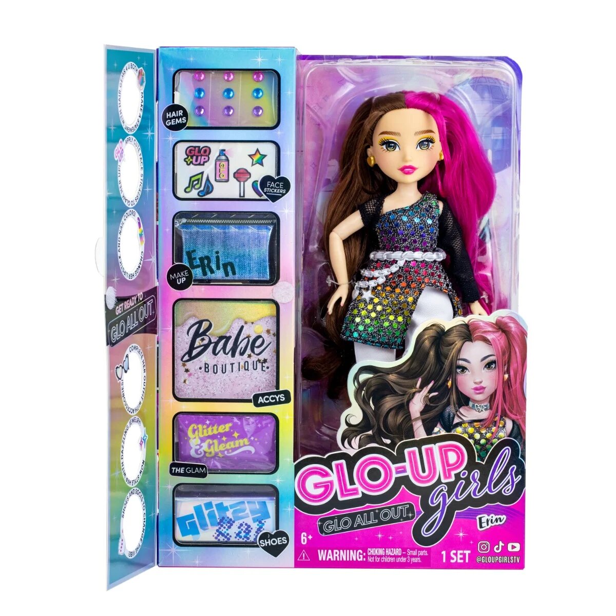 Glo Up Girls Papusa Glo-Up Girls Glo All Out Erin
