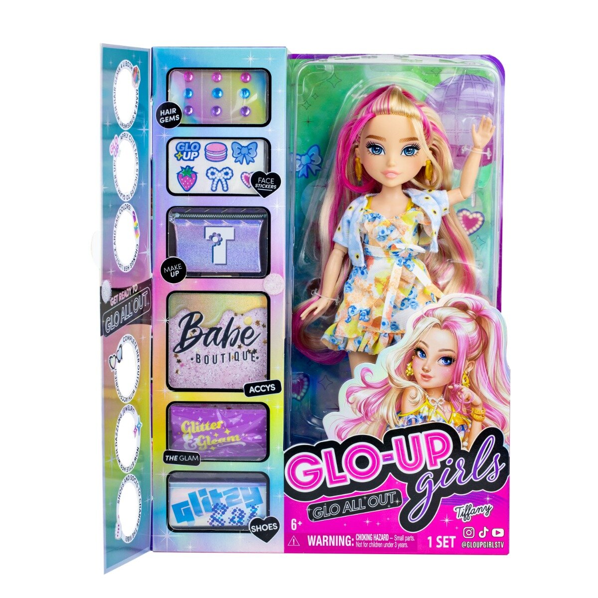 Glo Up Girls Papusa Glo-Up Girls Glo All Out Tiffany