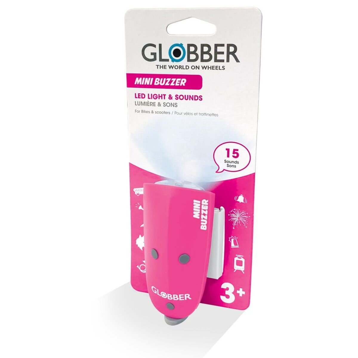 Globber Claxon Mini Buzzer Roz