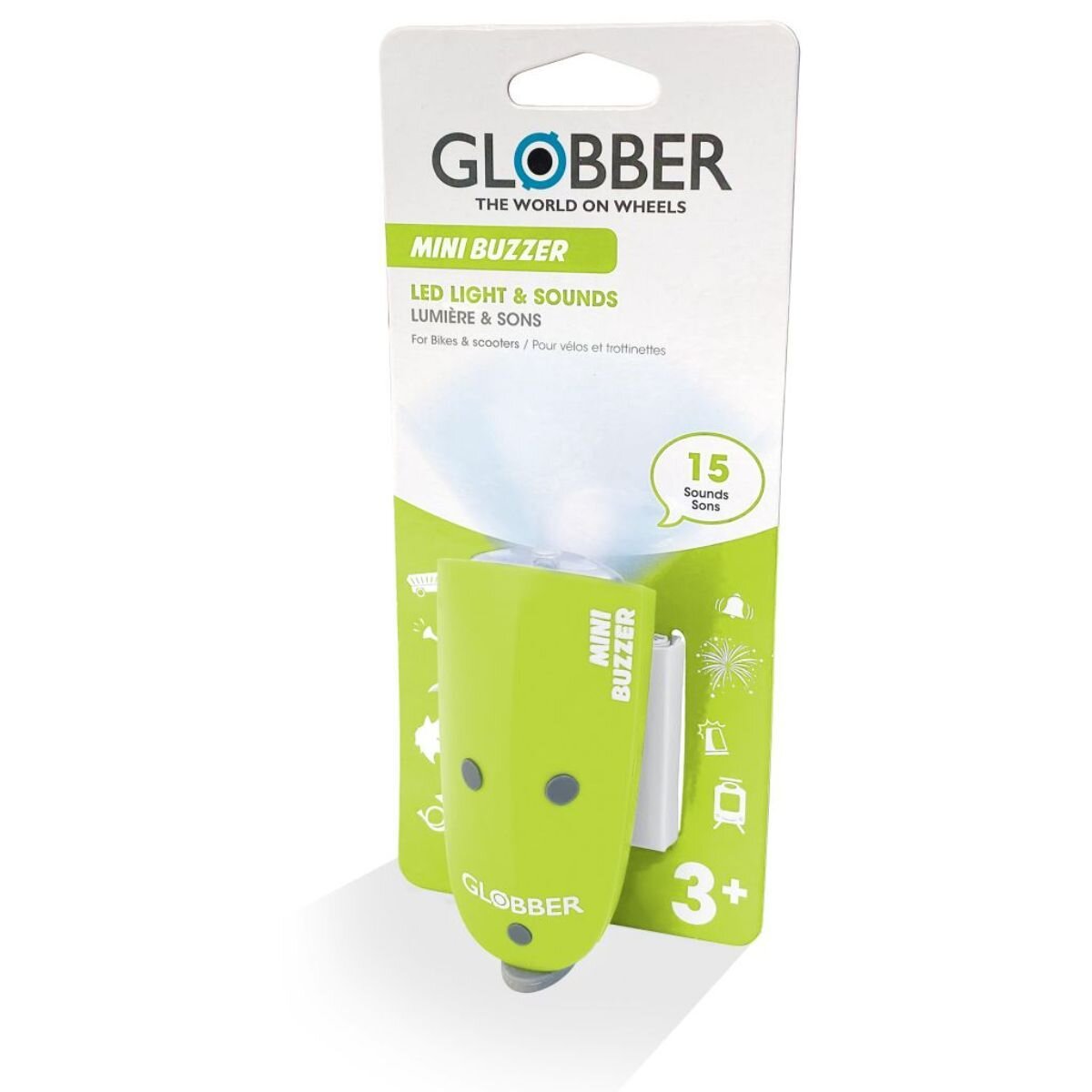 Globber Claxon Mini Buzzer Verde
