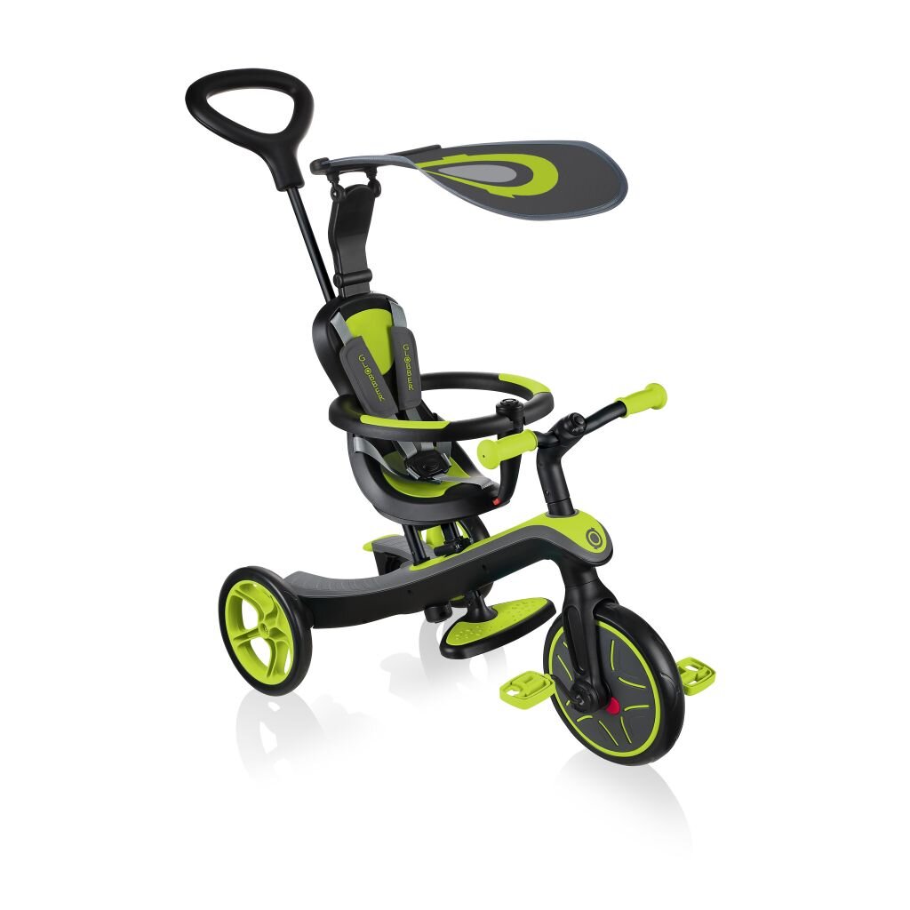 Globber Tricicleta copii Explorer 4 In 1 Verde
