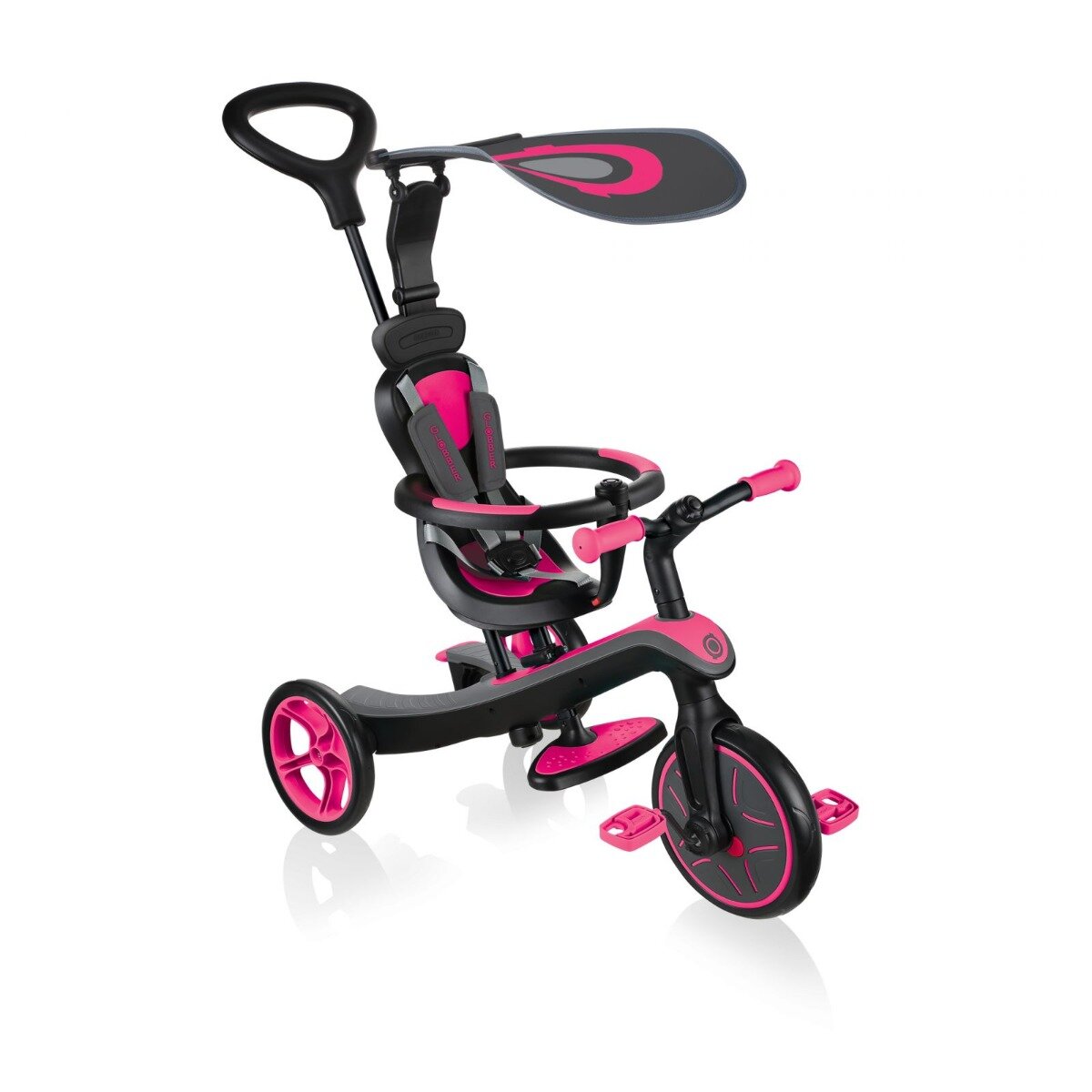 Globber Tricicleta Explorer 4 in 1 Roz