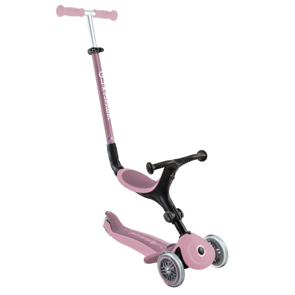 Globber Trotineta Go-Up 4 in 1 Active Ecologic Roz