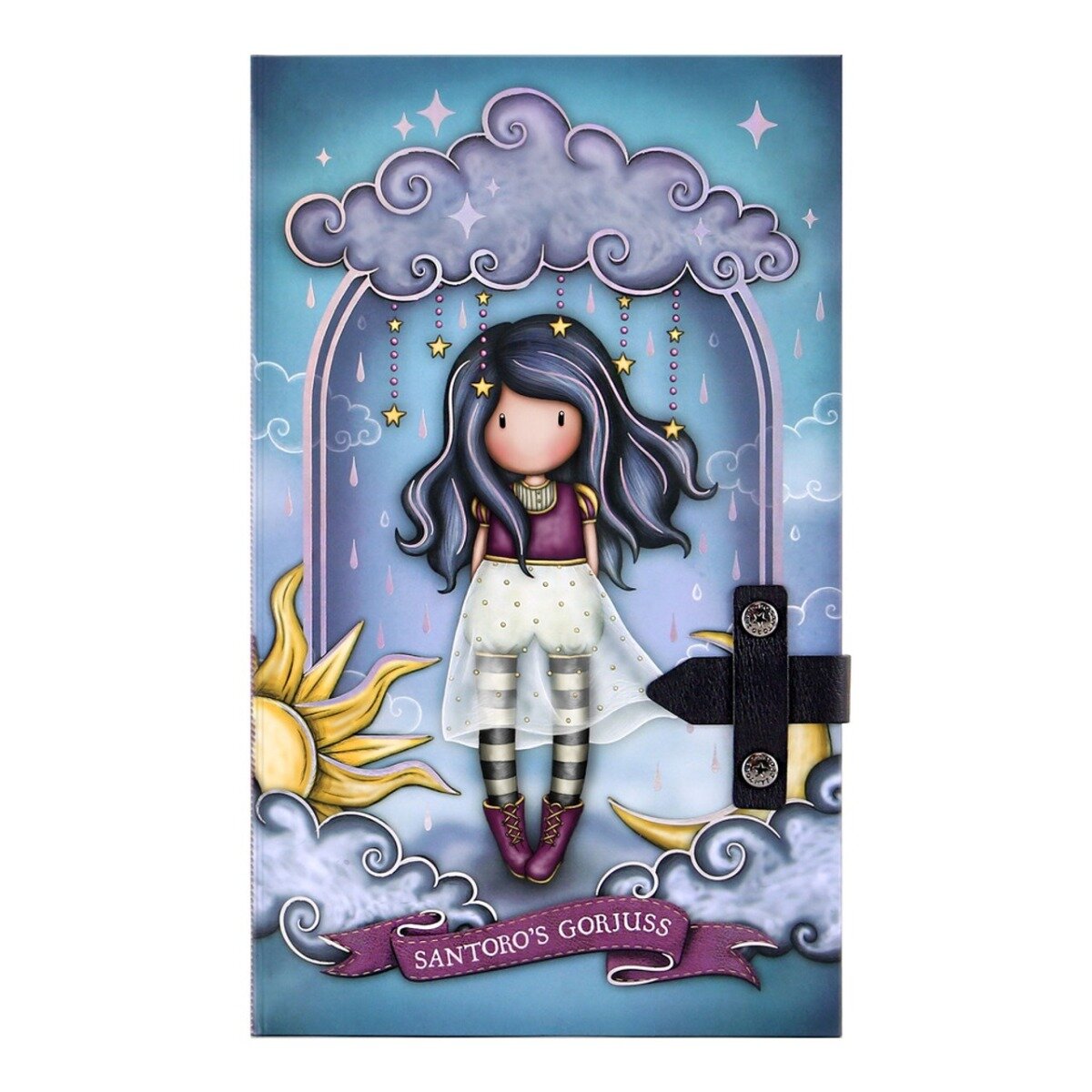 Gorjuss Jurnal cu inchidere din piele Little Storm Cloud 200 file