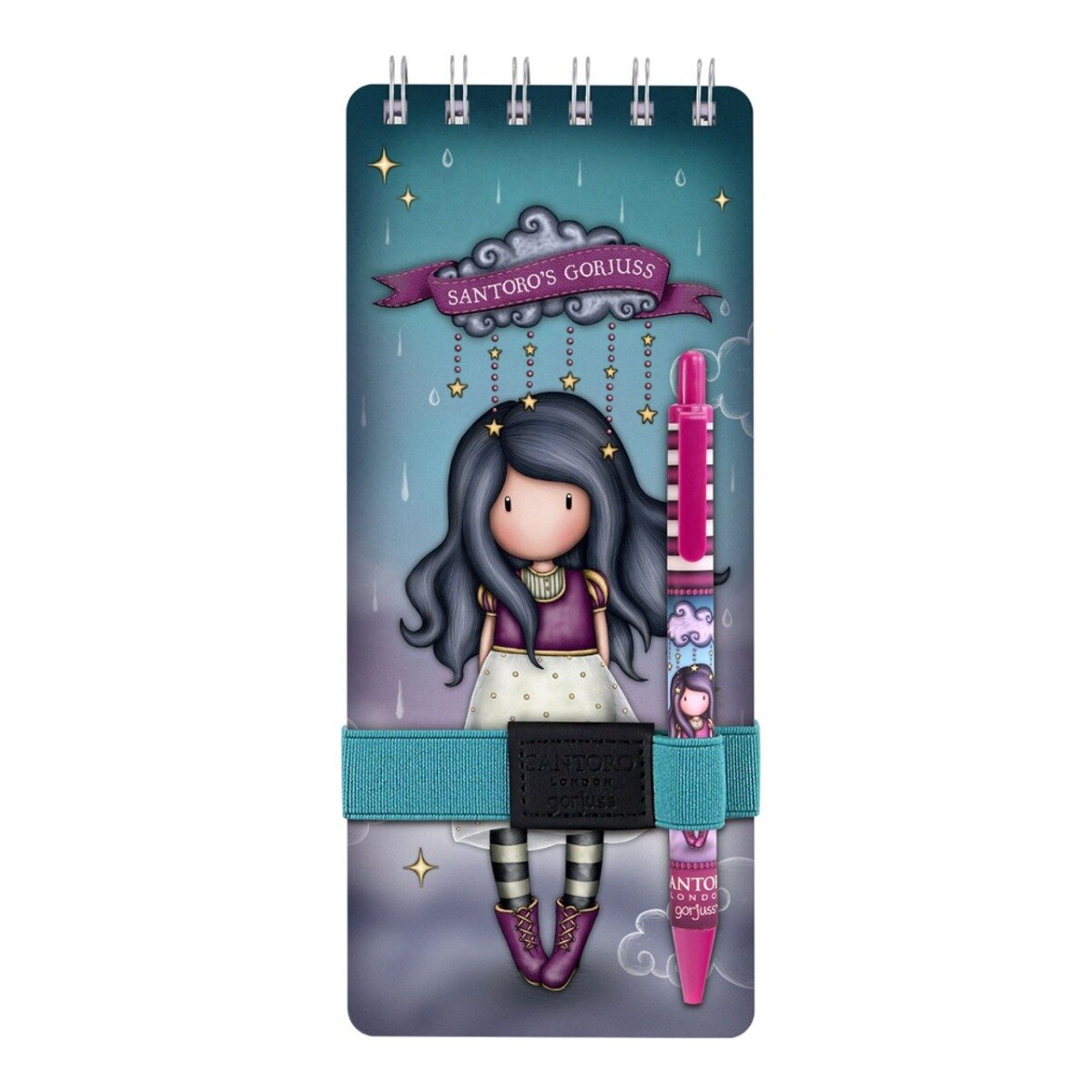 Gorjuss Set carnetel cu pix Little Storm Cloud 150 file