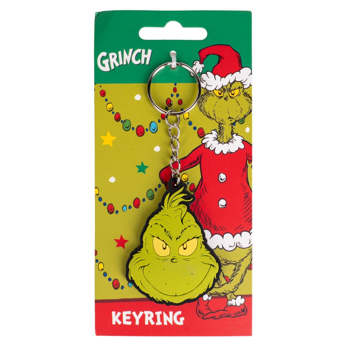 Grinch Breloc din cauciuc cu agatatoare
