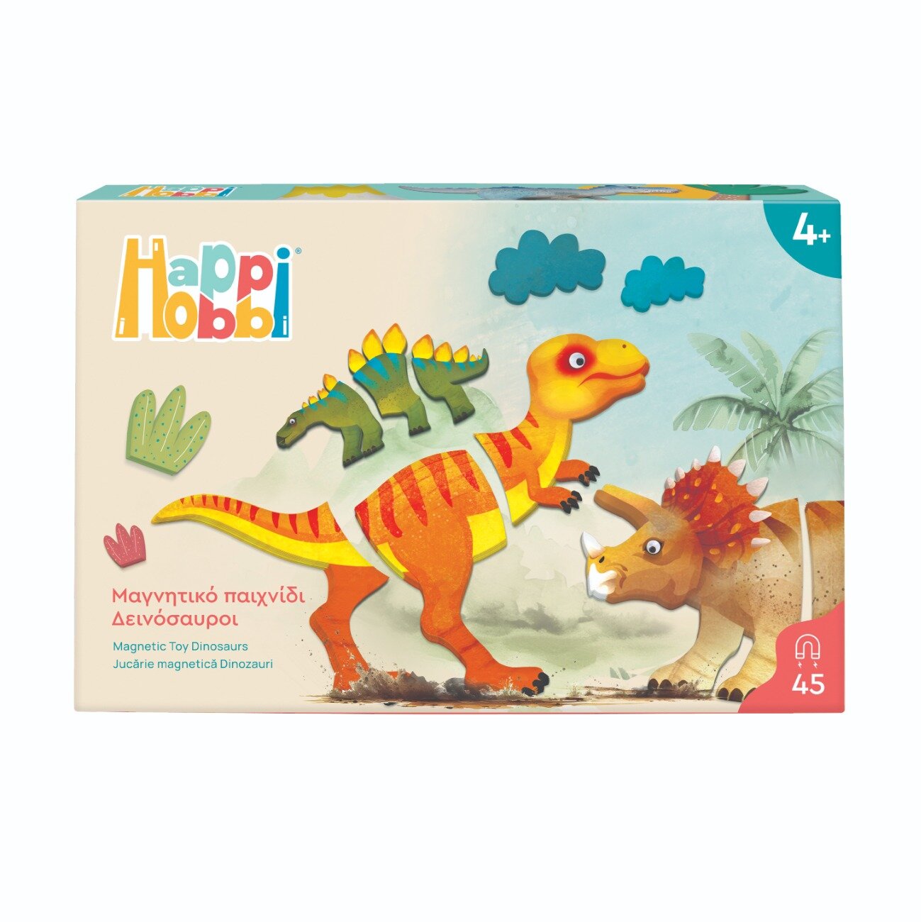 Happi Hobbi Jucarie magnetica Dinozauri
