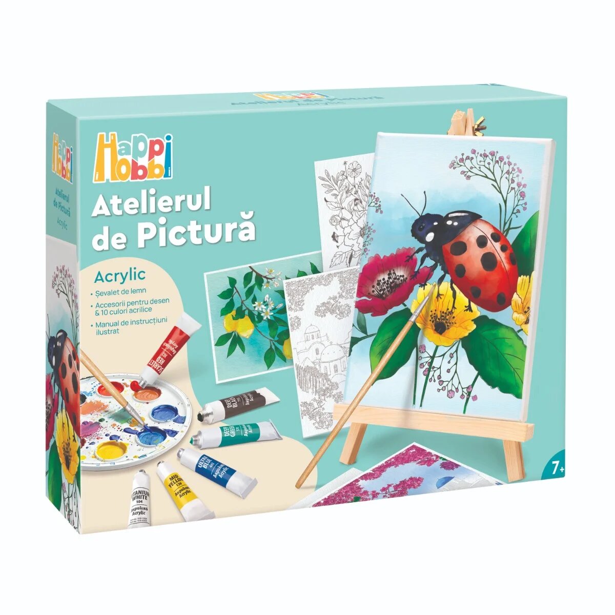 Happi Hobbi Set de pictura Atelierul de pictura Acrylic Gargarita