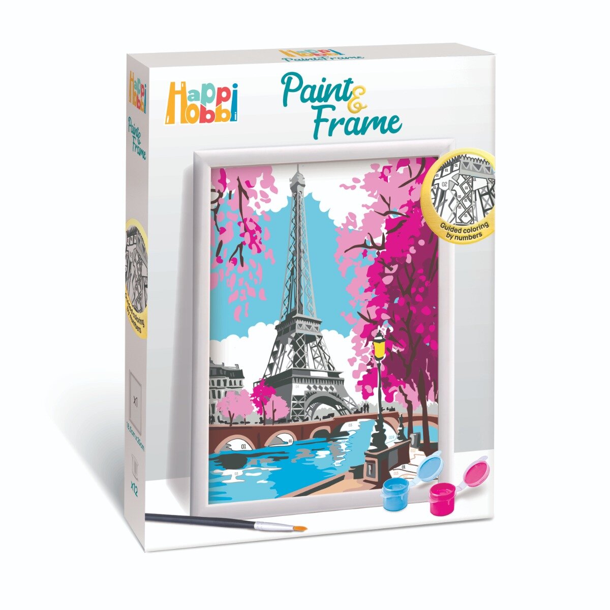 Happi Hobbi Set de pictura pe numere Picteaza si inrameaza Spring Paris