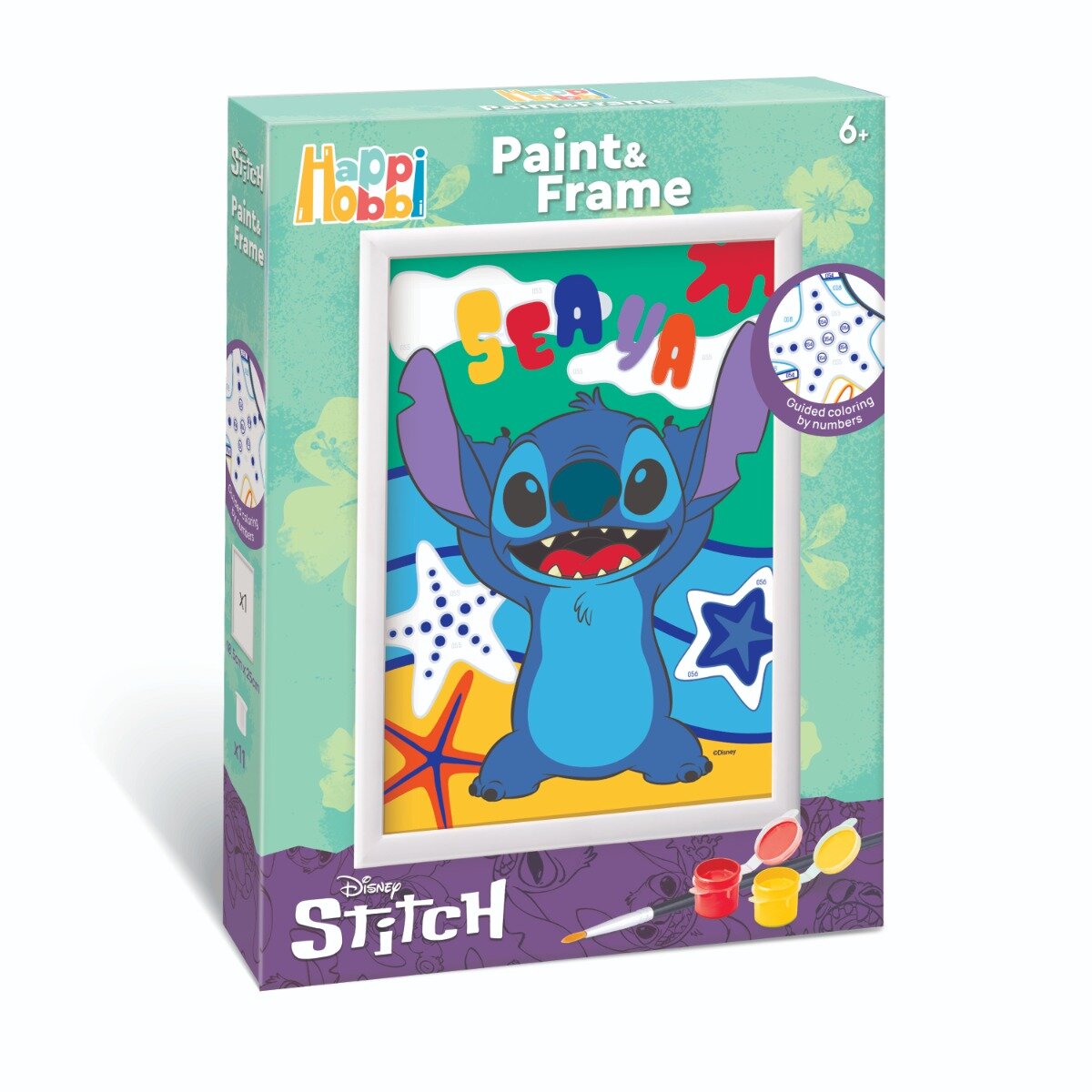 Happi Hobbi Set de pictura pe numere Picteaza si inrameaza Stitch