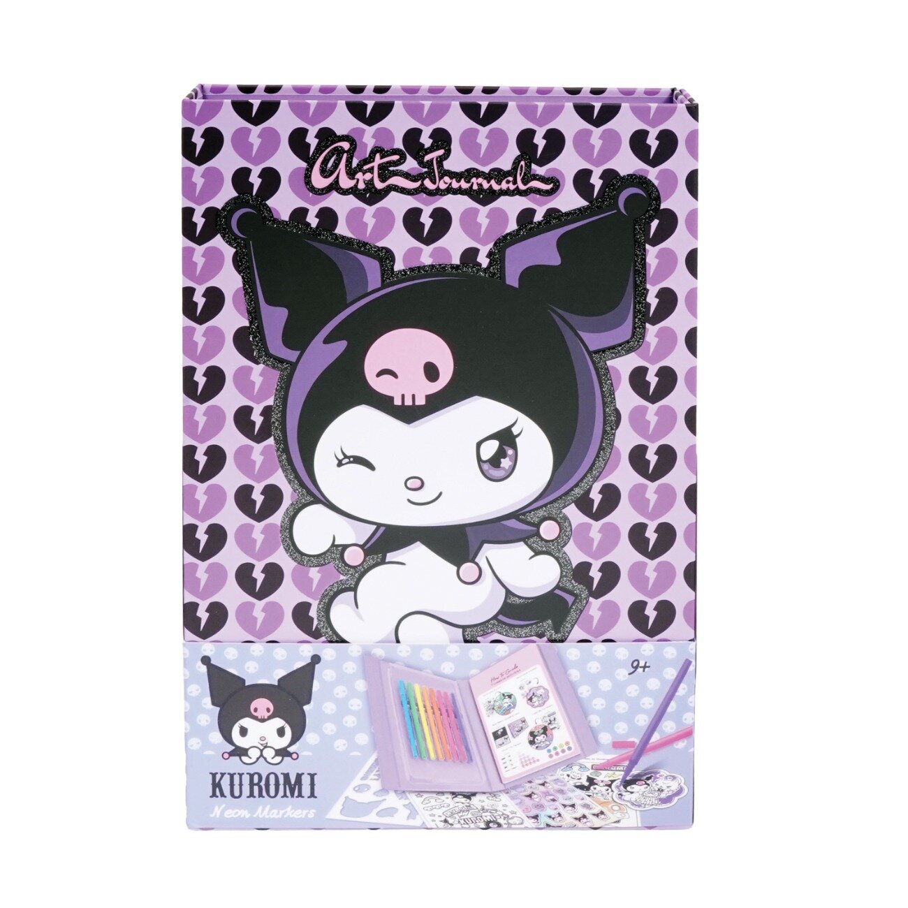 Happi Hobbi Set jurnal si markere neon Kuromi