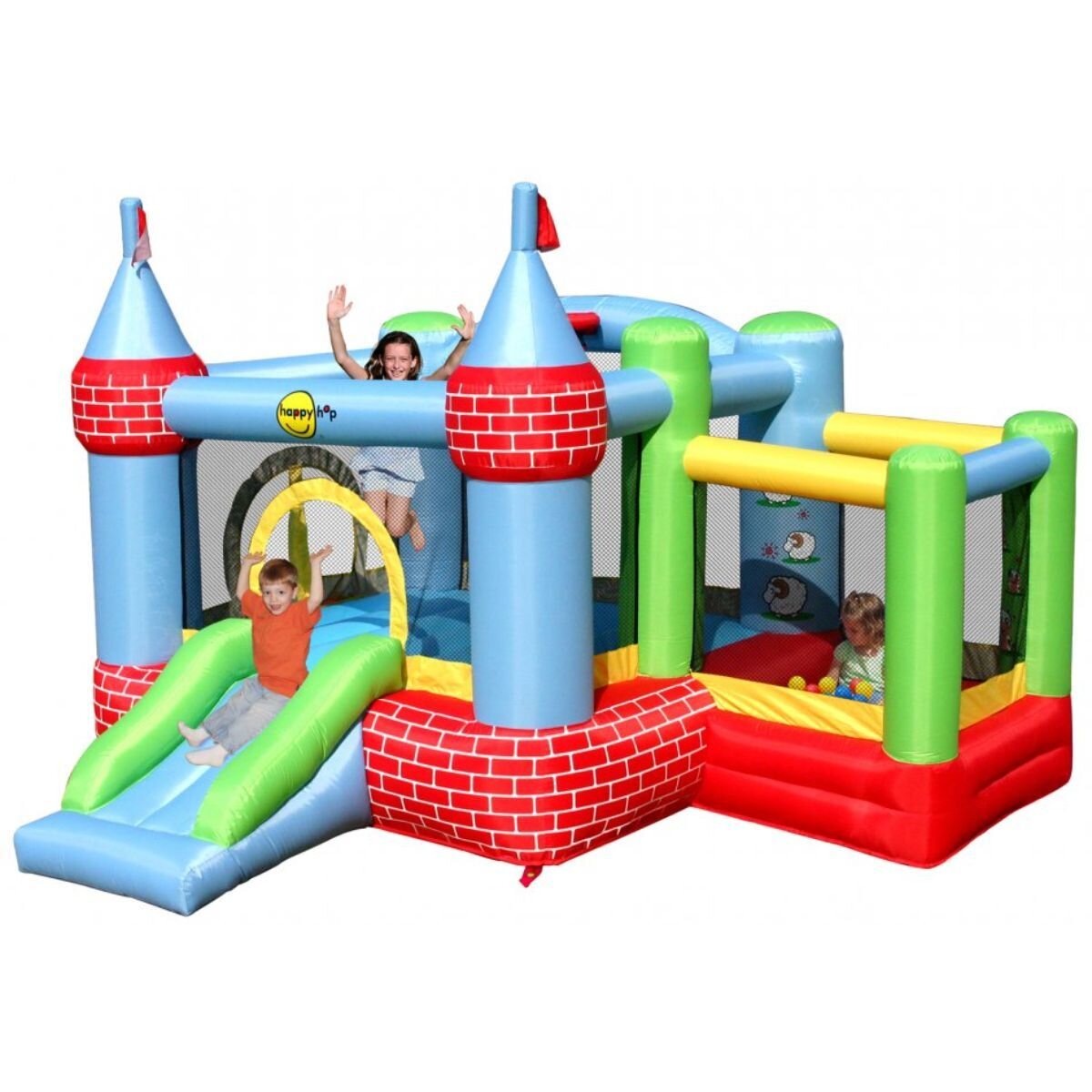 Happy Hop Saltea gonflabila Castel cu loc de joaca