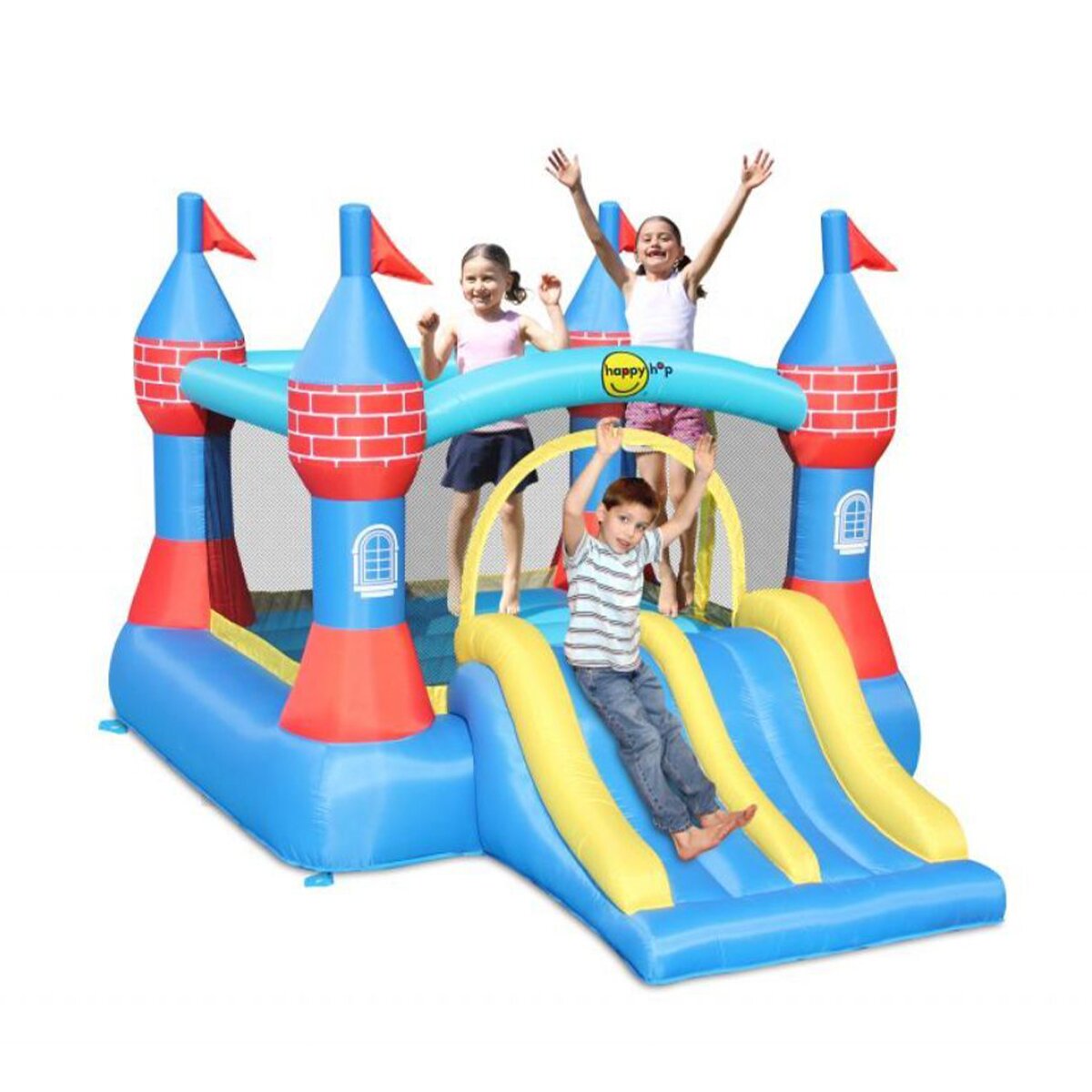 Happy Hop Saltea gonflabila Castel cu tobogan dublu