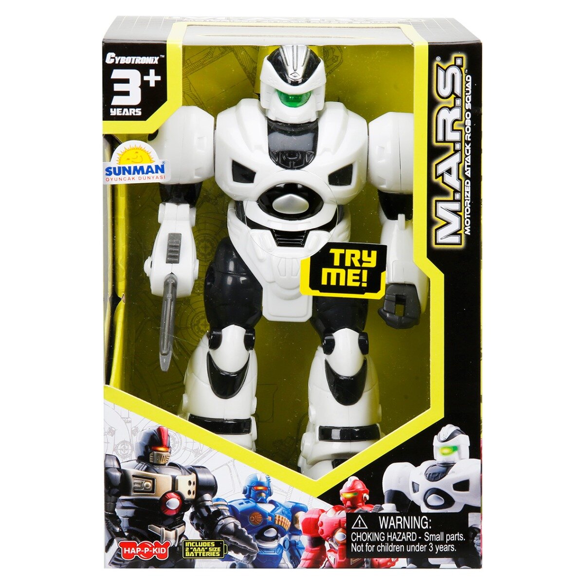 Happy Kid Robot interactiv M.A.R.S. 18 cm Alb