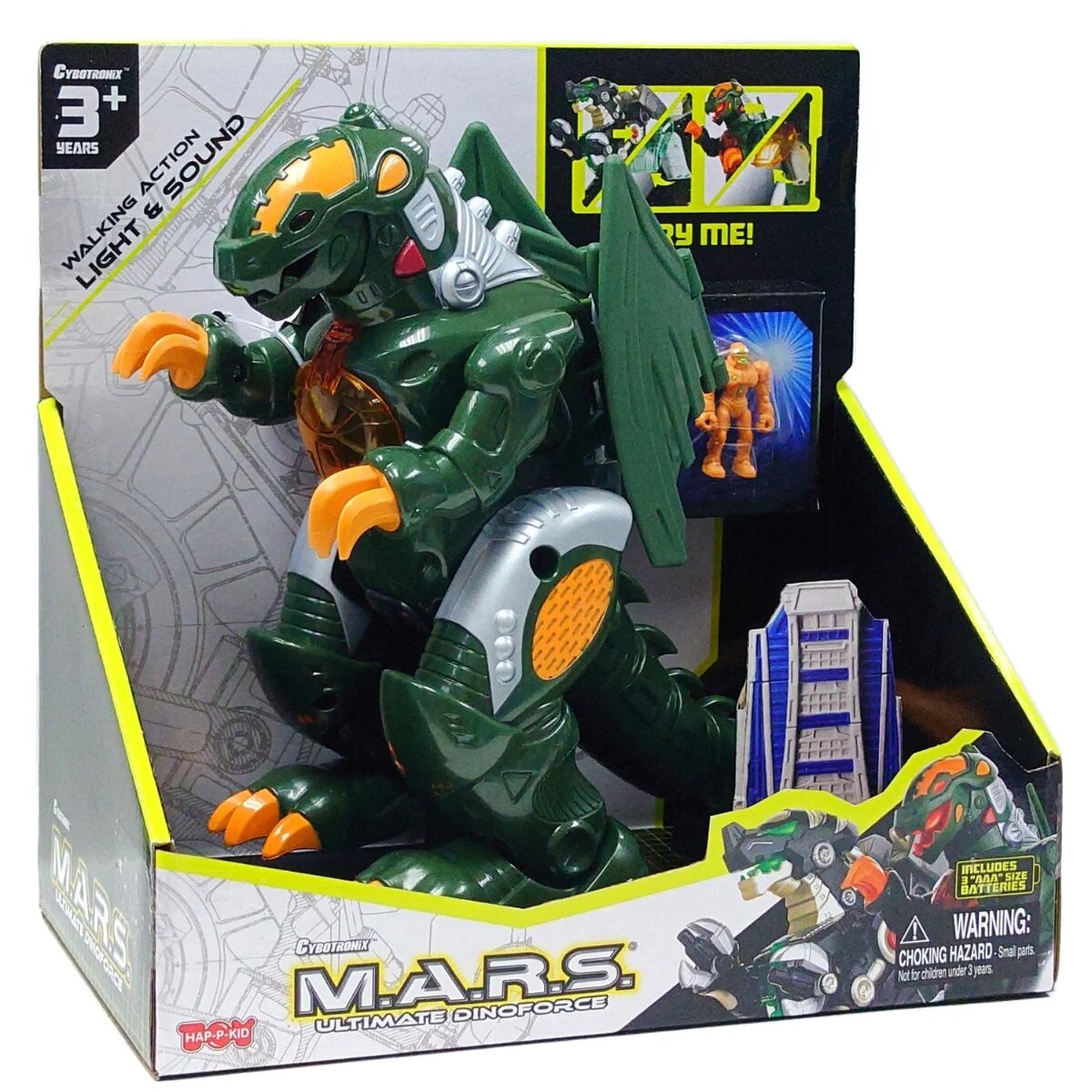 Happy Kid Robot interactiv M.A.R.S. Ultimate Dinoforce Verde