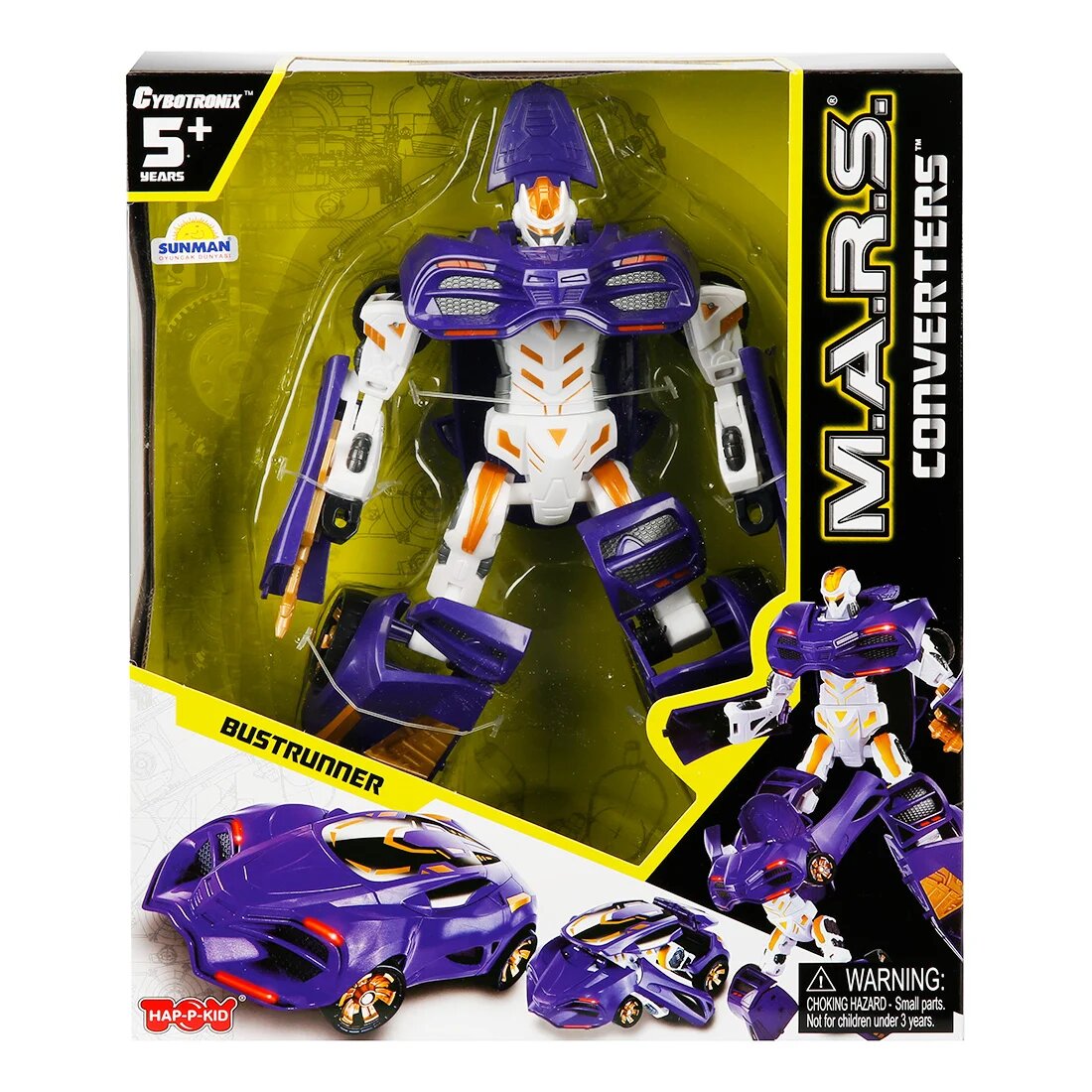 Happy Kid Robot transformabil M.A.R.S. 22 cm Bustrunner