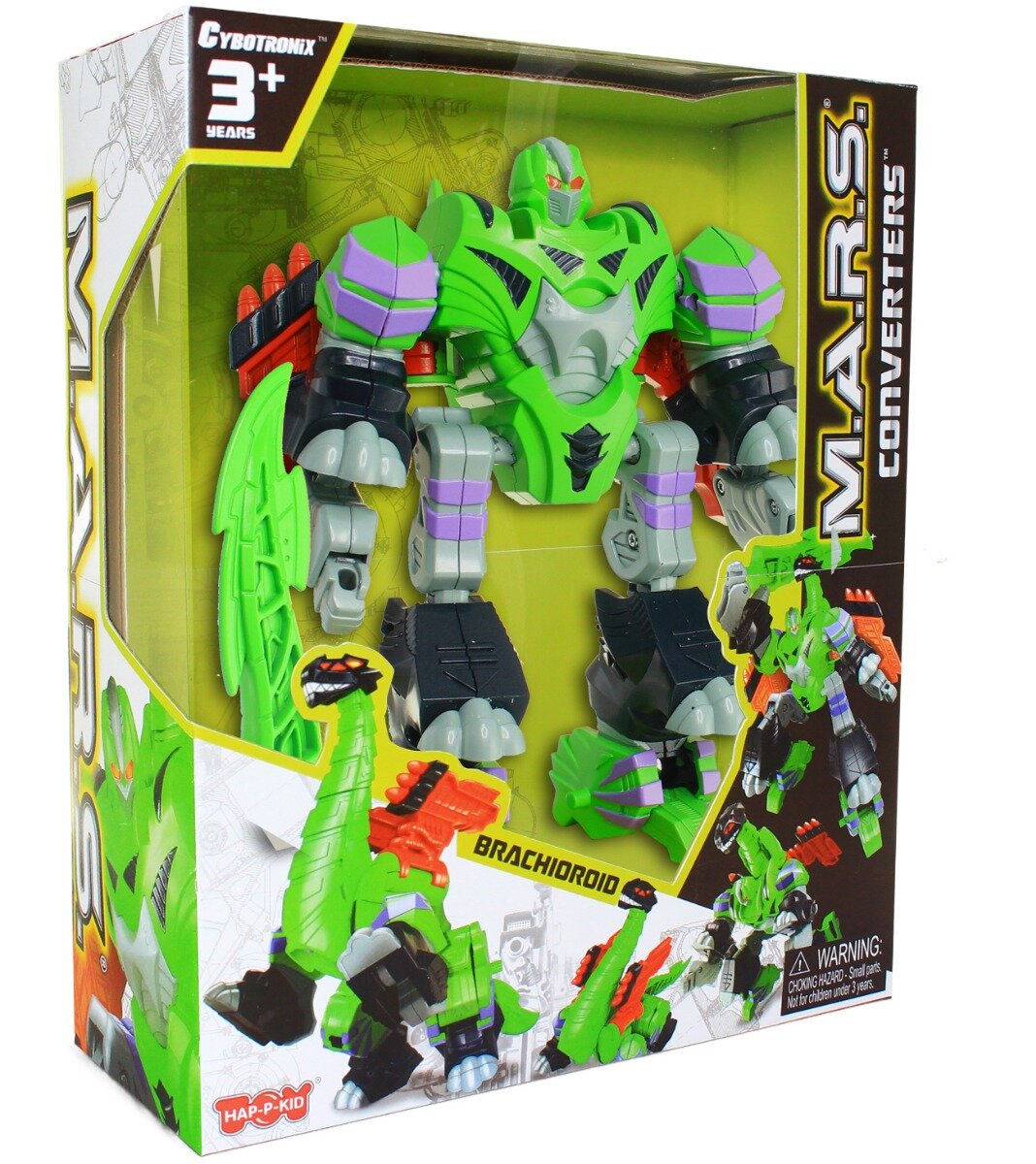 Happy Kid Robot transformabil M.A.R.S. Brachioroid Verde