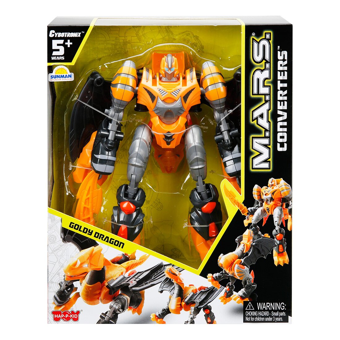 Happy Kid Robot transformabil M.A.R.S. Goldy Dragon