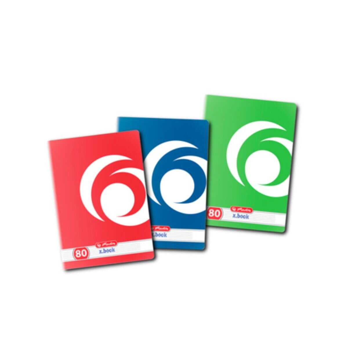 Herlitz Caiet A5 80 file dictando motiv Rainbow