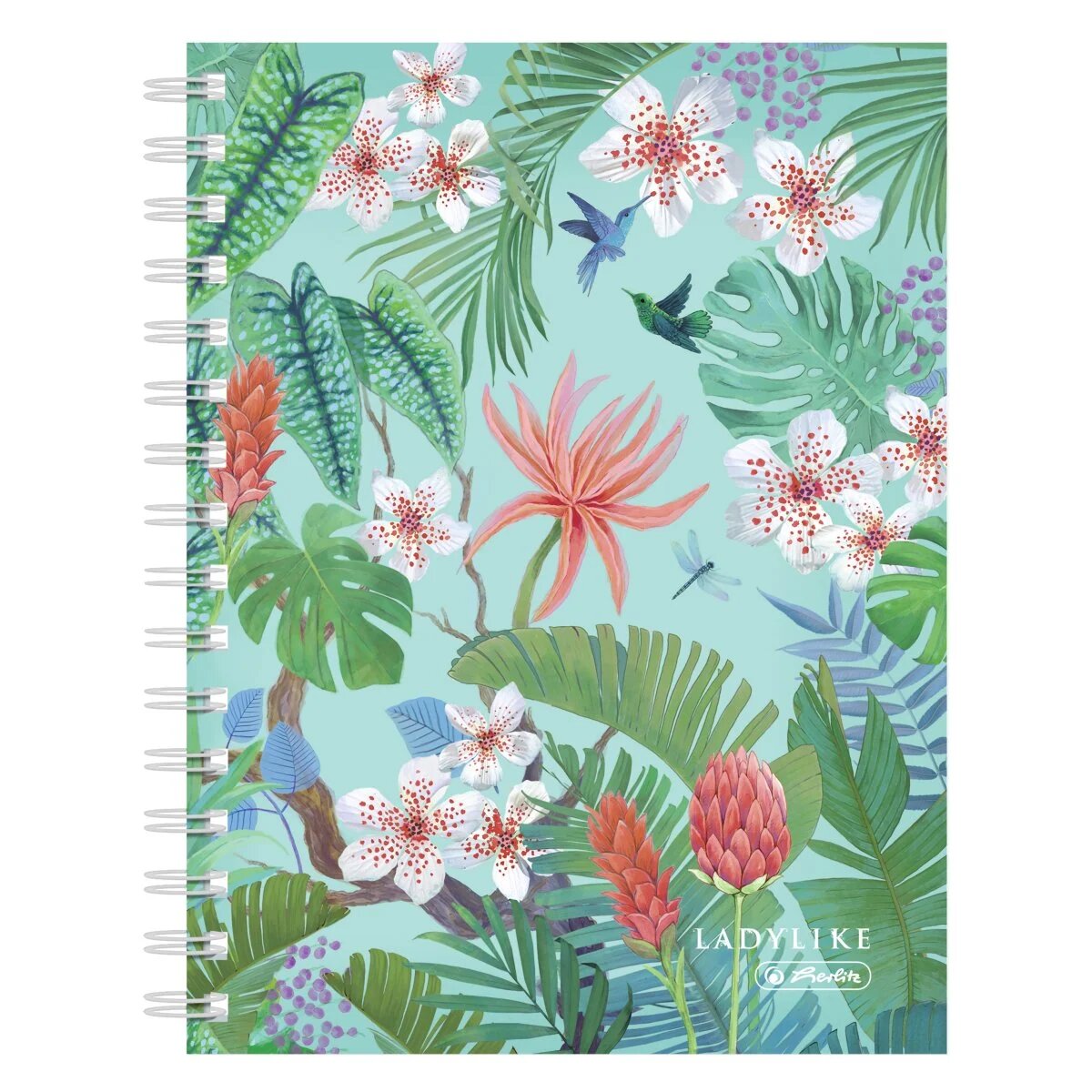 Herlitz Caiet matematica cu spirala A5 Ladylike Jungle 100 file