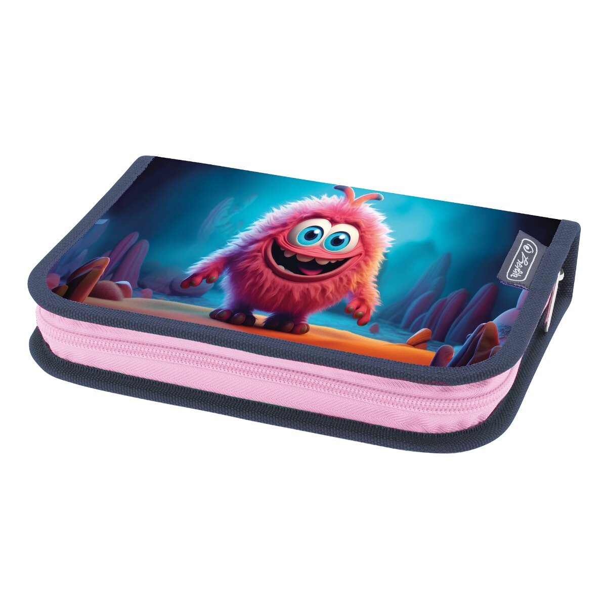 Herlitz Penar neechipat cu un compartiment Pink Monster