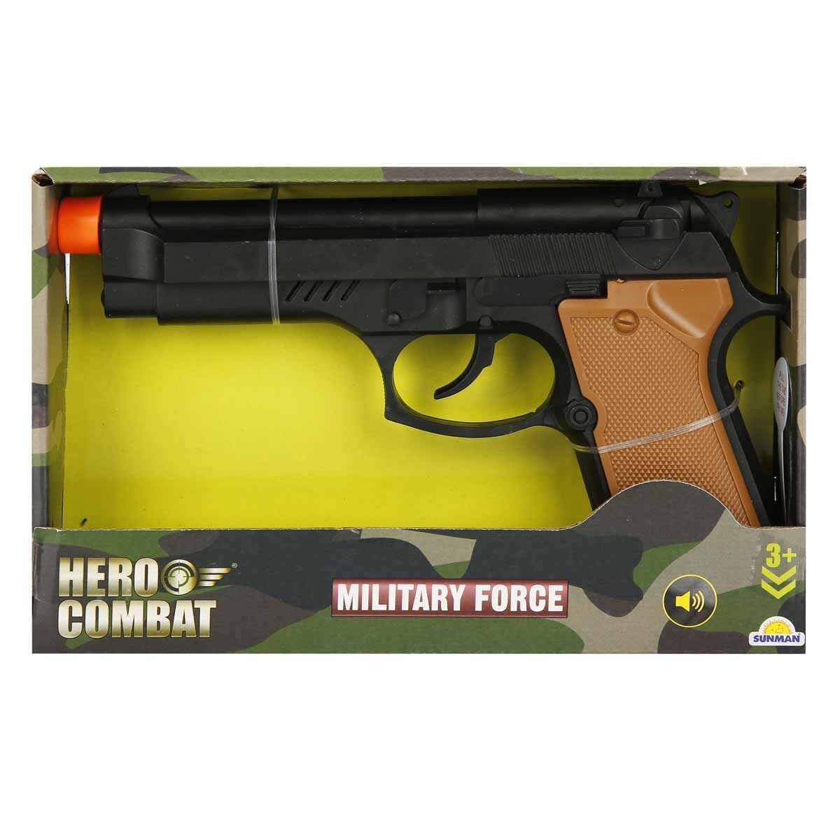 Hero Combat Pistol cu sunete Military Force