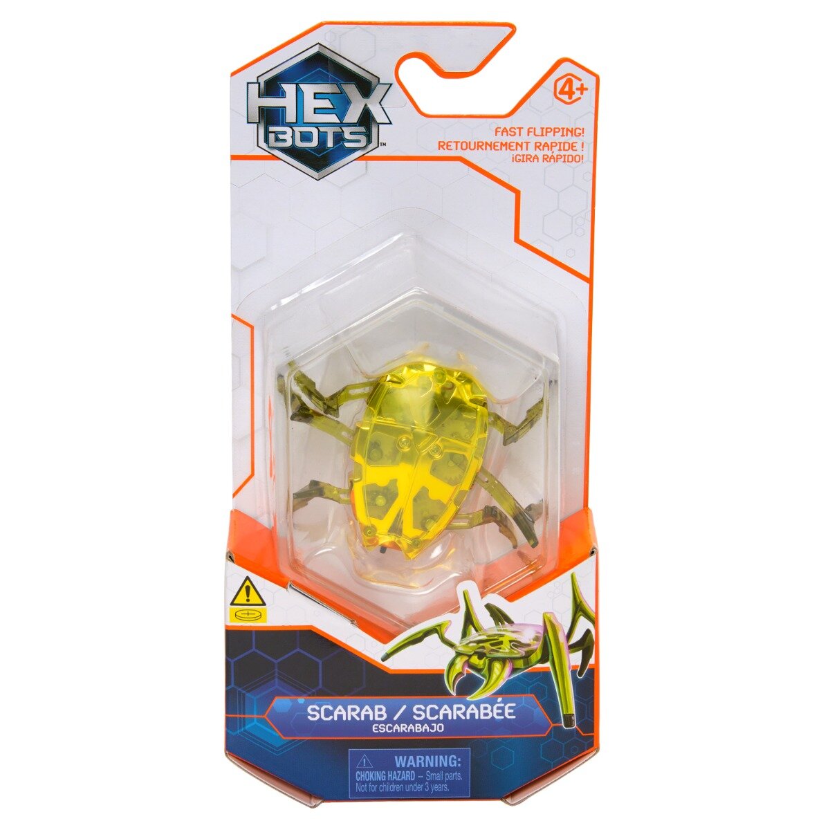 Hexbots Figurina interactiva Scarab Galben 20149632