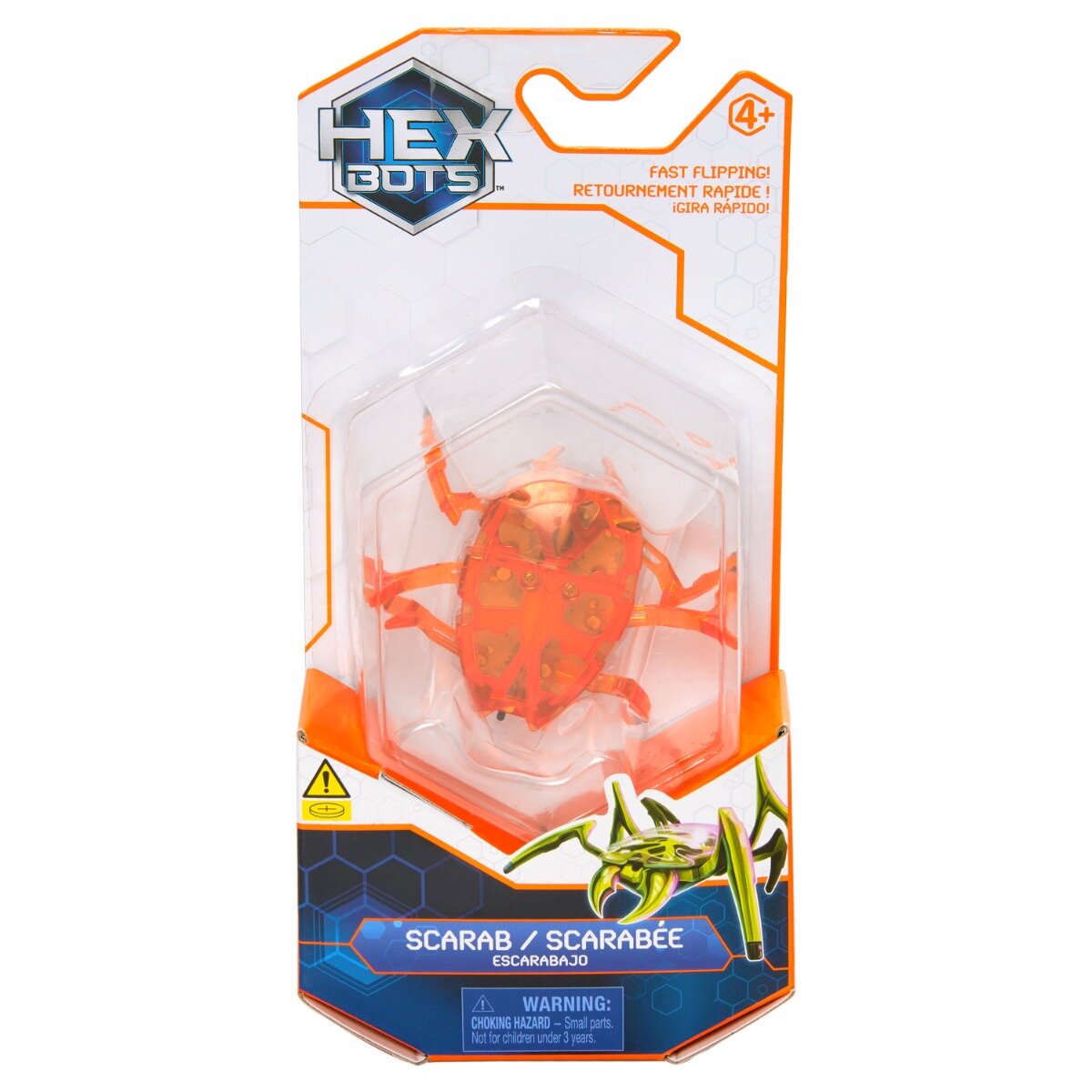Hexbots Figurina interactiva Scarab Portocaliu 20149633