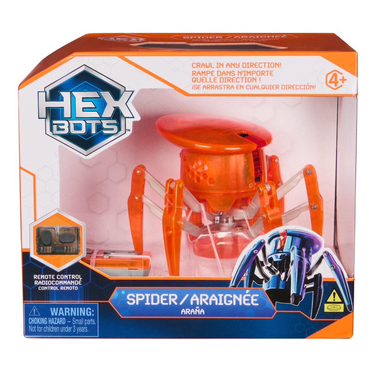 Hexbots Paianjen interactiv cu telecomanda Portocaliu 20149653