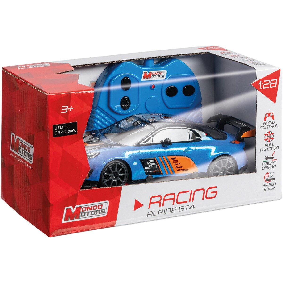 Hot Wheels Masina cu telecomanda Renault Alpine GT4 1:28