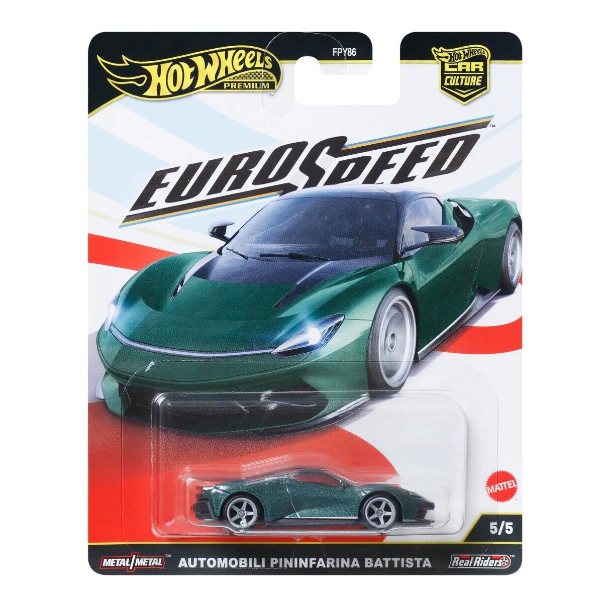 Hot Wheels Masina metalica Premium Car Culture EuroSpeed Automobili Pininfarina Battista JBK77