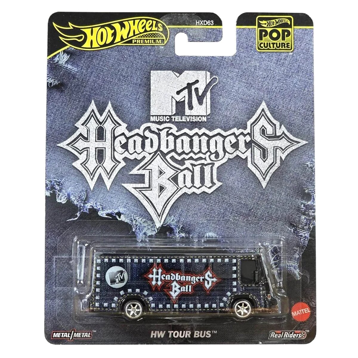 Hot Wheels Masina metalica Premium Pop Culture HW Tour Bus JBL64