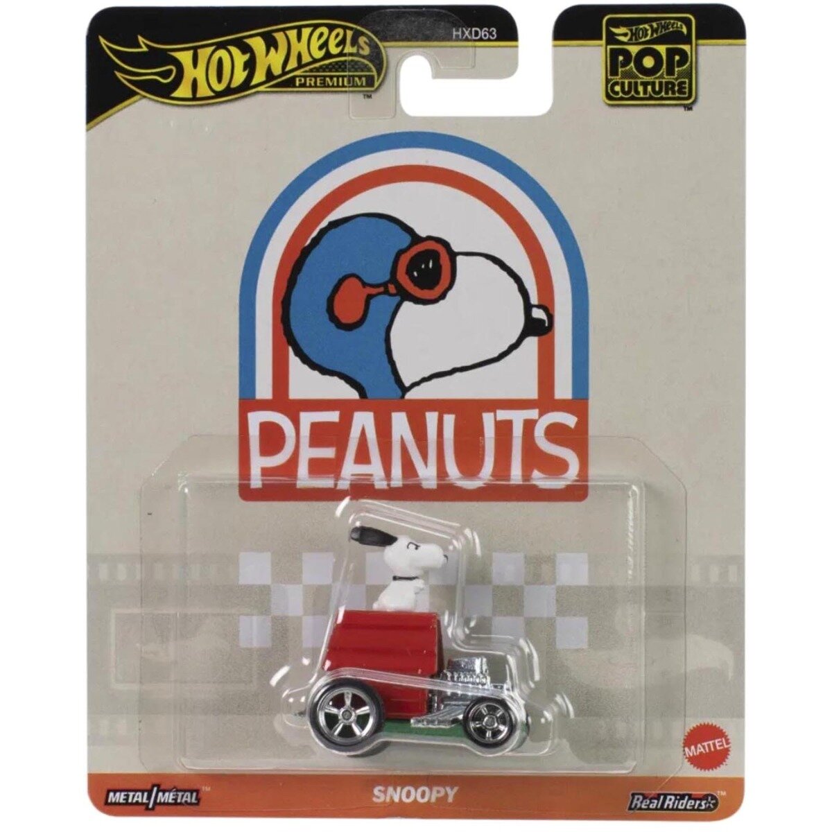 Hot Wheels Masina metalica Premium Pop Culture Peanuts Snoopy JBL84