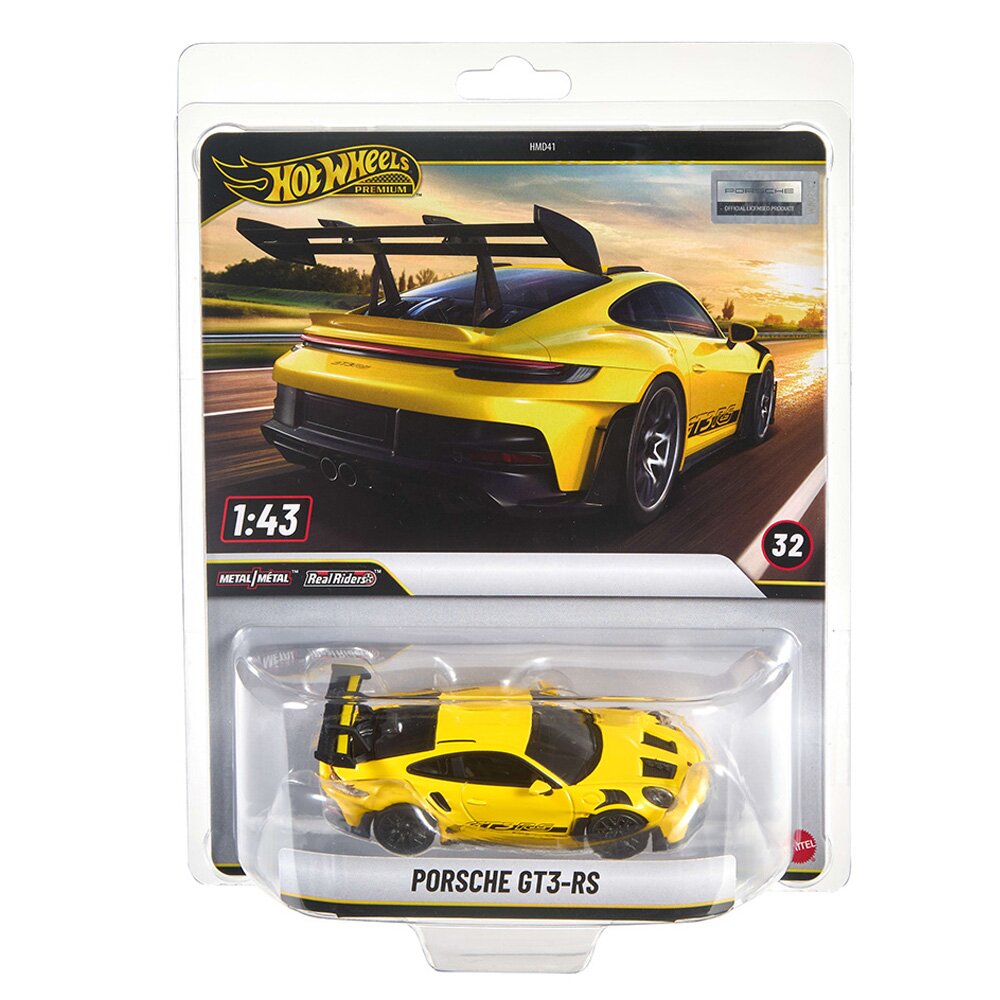 Hot Wheels Masina metalica Premium Porsche 911 GT3 RS 1:43 JCN66