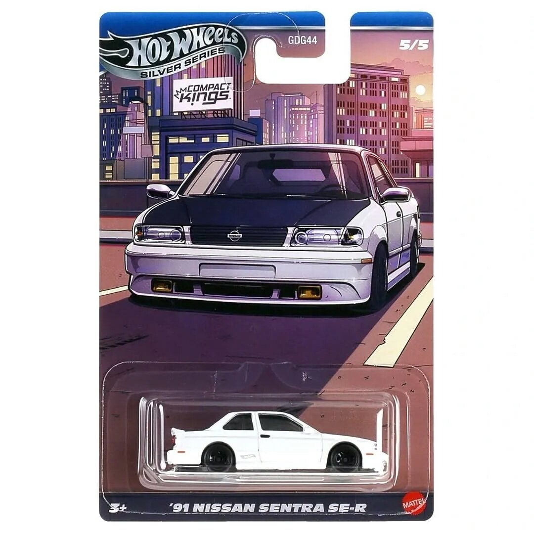 Hot Wheels Masina metalica Silver Series 91 Nissan Sentra SE-R 1:64