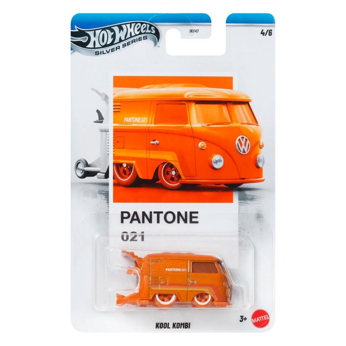 Hot Wheels Masina metalica Silver Series Pantone 021 Kool Kombi 1:64 JKY49