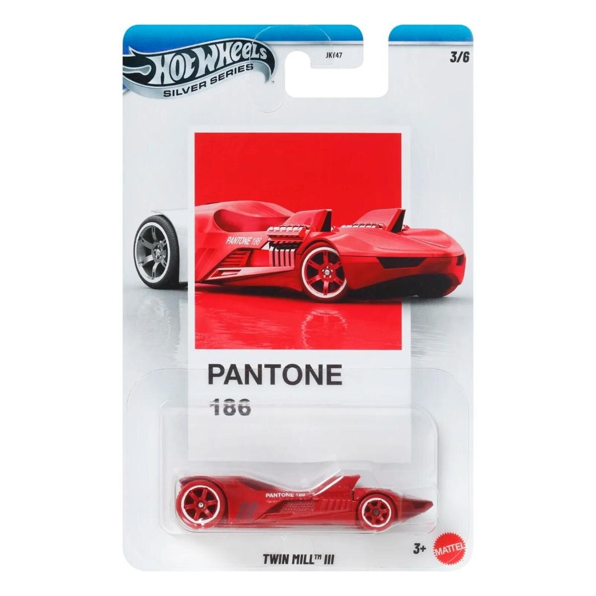 Hot Wheels Masina metalica Silver Series Pantone 186 Twin Mill III 1:64 JKY51